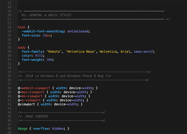 CSS Structure - 速雷